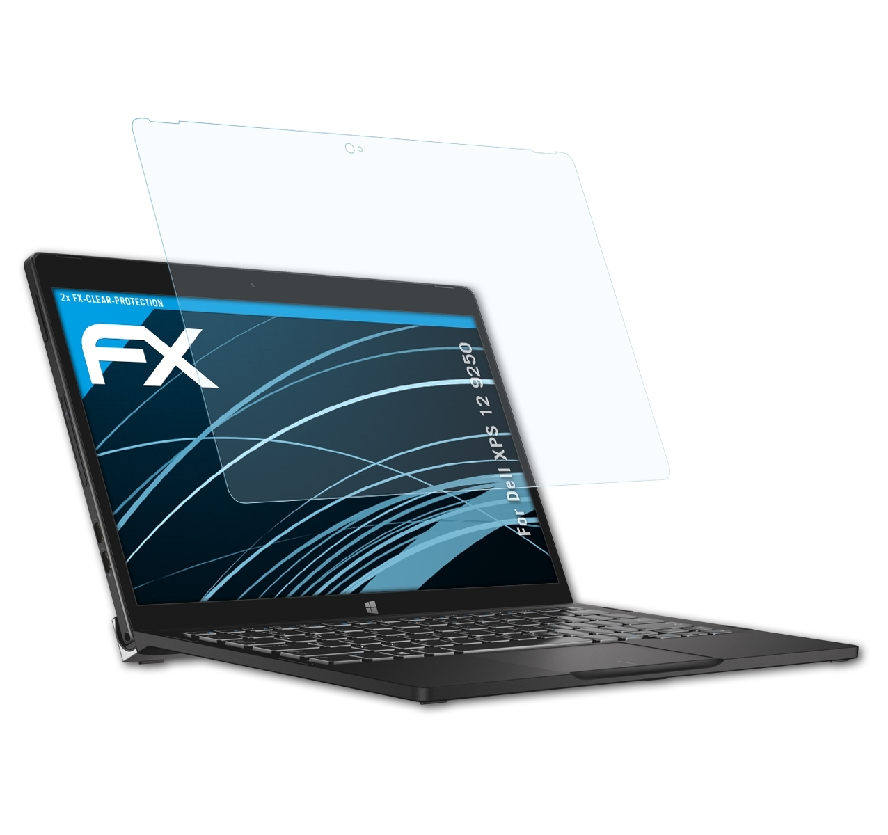 12 Displayschutz(für ATFOLIX 2x XPS Dell (9250)) FX-Clear