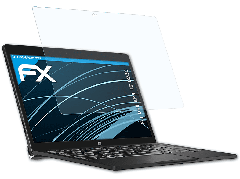 12 XPS (9250)) FX-Clear Dell ATFOLIX Displayschutz(für 2x