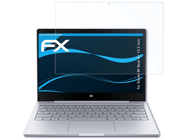 ATFOLIX 2x FX-Clear inch)) Book Displayschutz(für Xiaomi Mi (13.3 Air