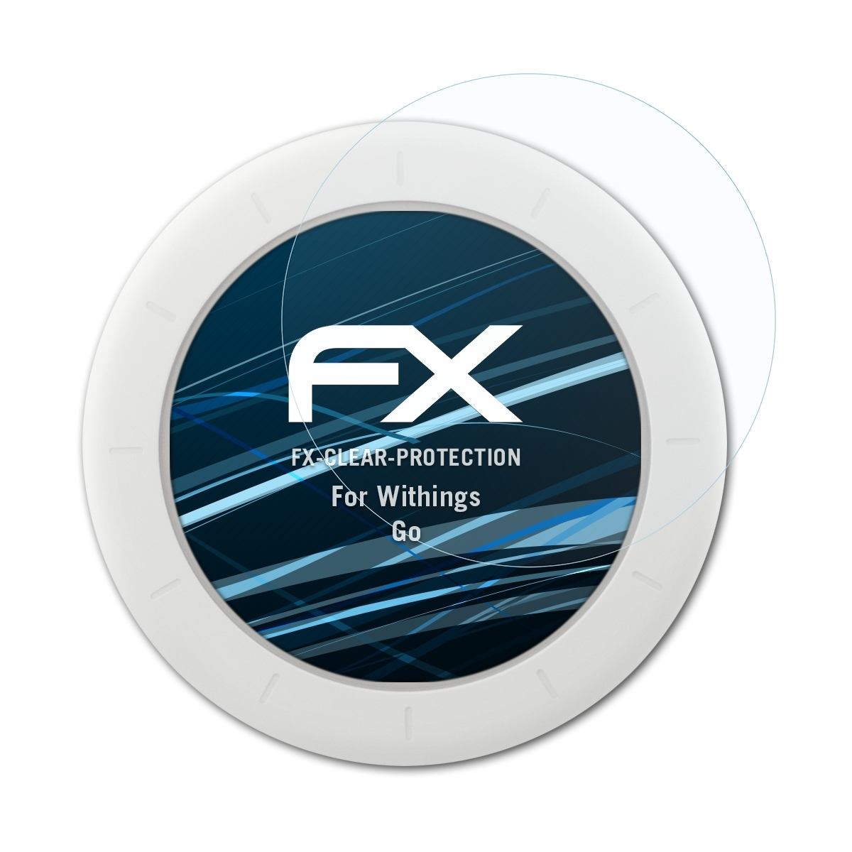 3x Go) FX-Clear Displayschutz(für Withings ATFOLIX