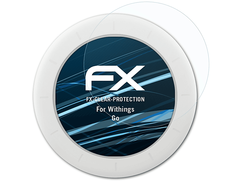 ATFOLIX 3x FX-Clear Displayschutz(für Withings Go)