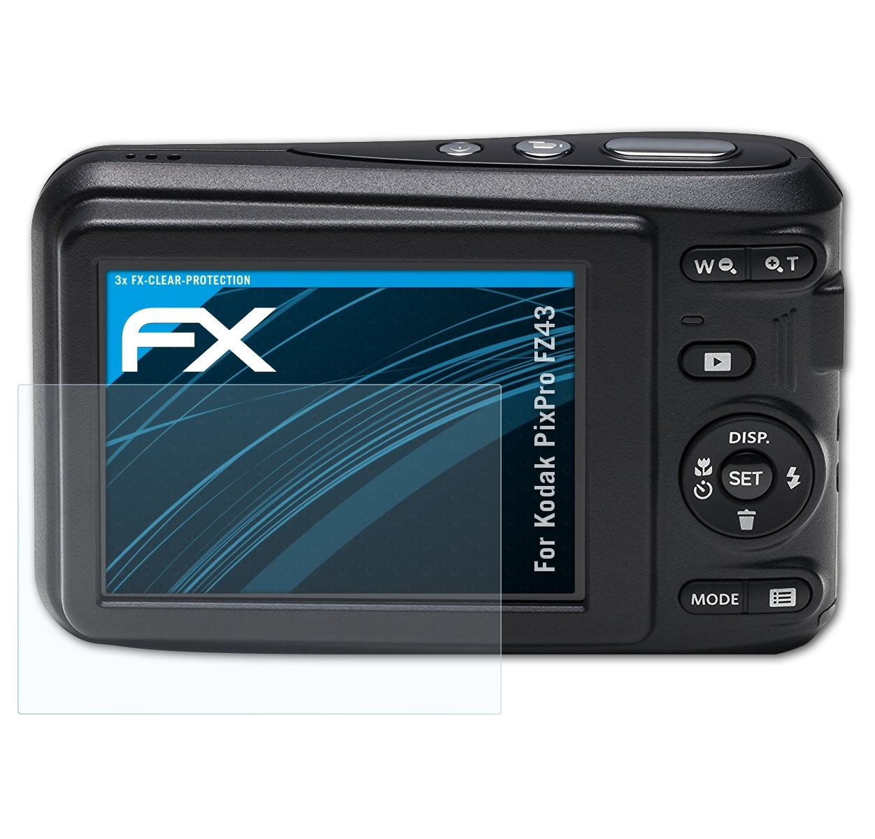 FX-Clear FZ43) PixPro Displayschutz(für Kodak 3x ATFOLIX