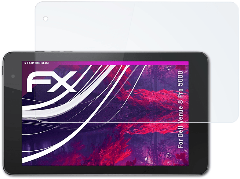 8 Schutzglas(für Venue Dell FX-Hybrid-Glass 5000) Pro ATFOLIX