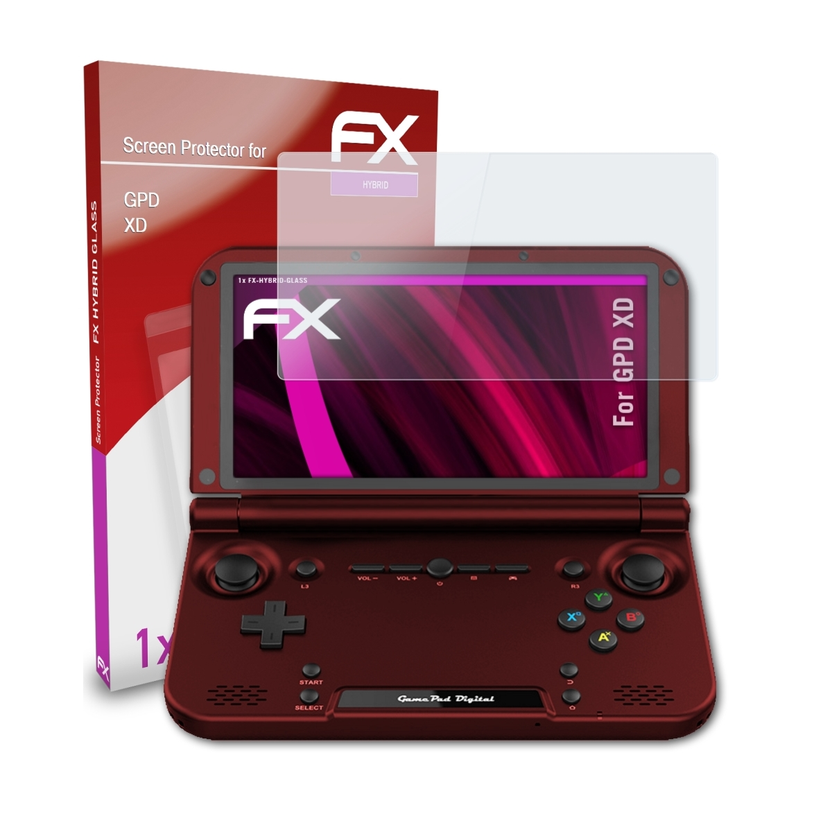 ATFOLIX FX-Hybrid-Glass Schutzglas(für XD) GPD