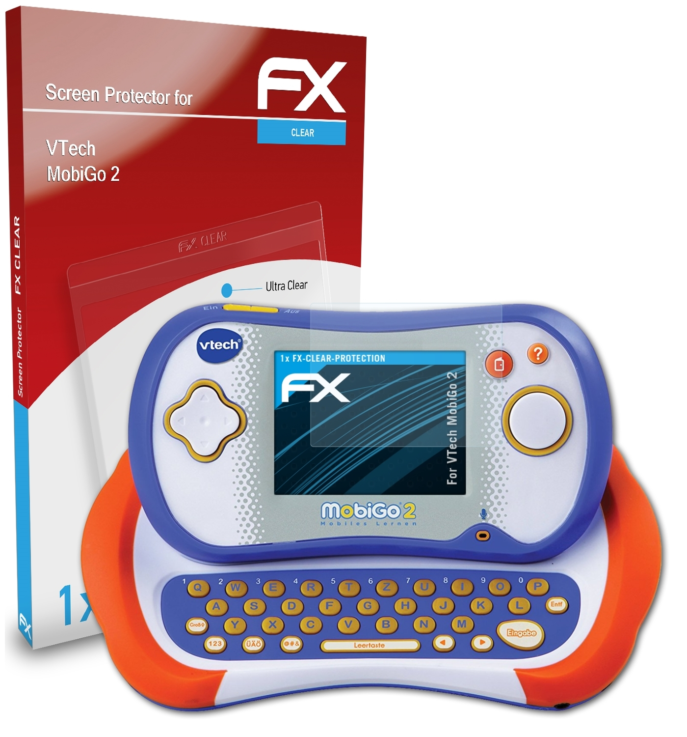 FX-Clear MobiGo VTech 2) ATFOLIX Displayschutz(für
