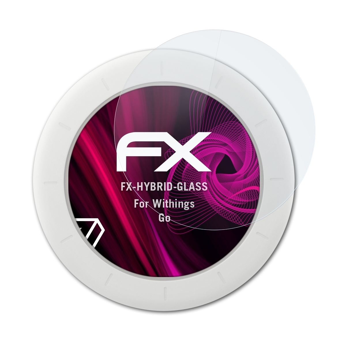 FX-Hybrid-Glass Go) Schutzglas(für Withings ATFOLIX