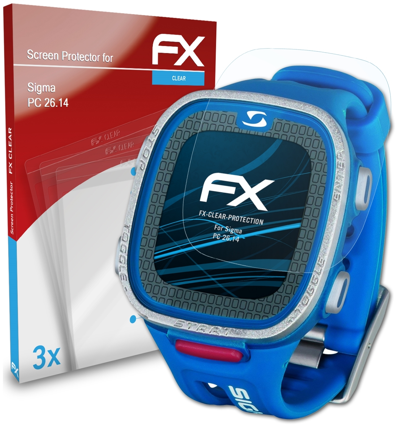ATFOLIX 3x FX-Clear Displayschutz(für 26.14) PC Sigma