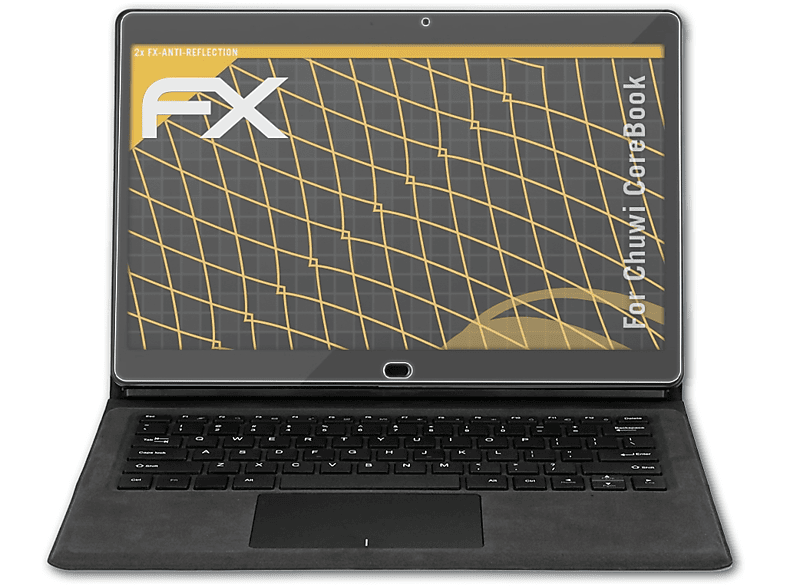 ATFOLIX 2x FX-Antireflex Displayschutz(für Chuwi CoreBook)