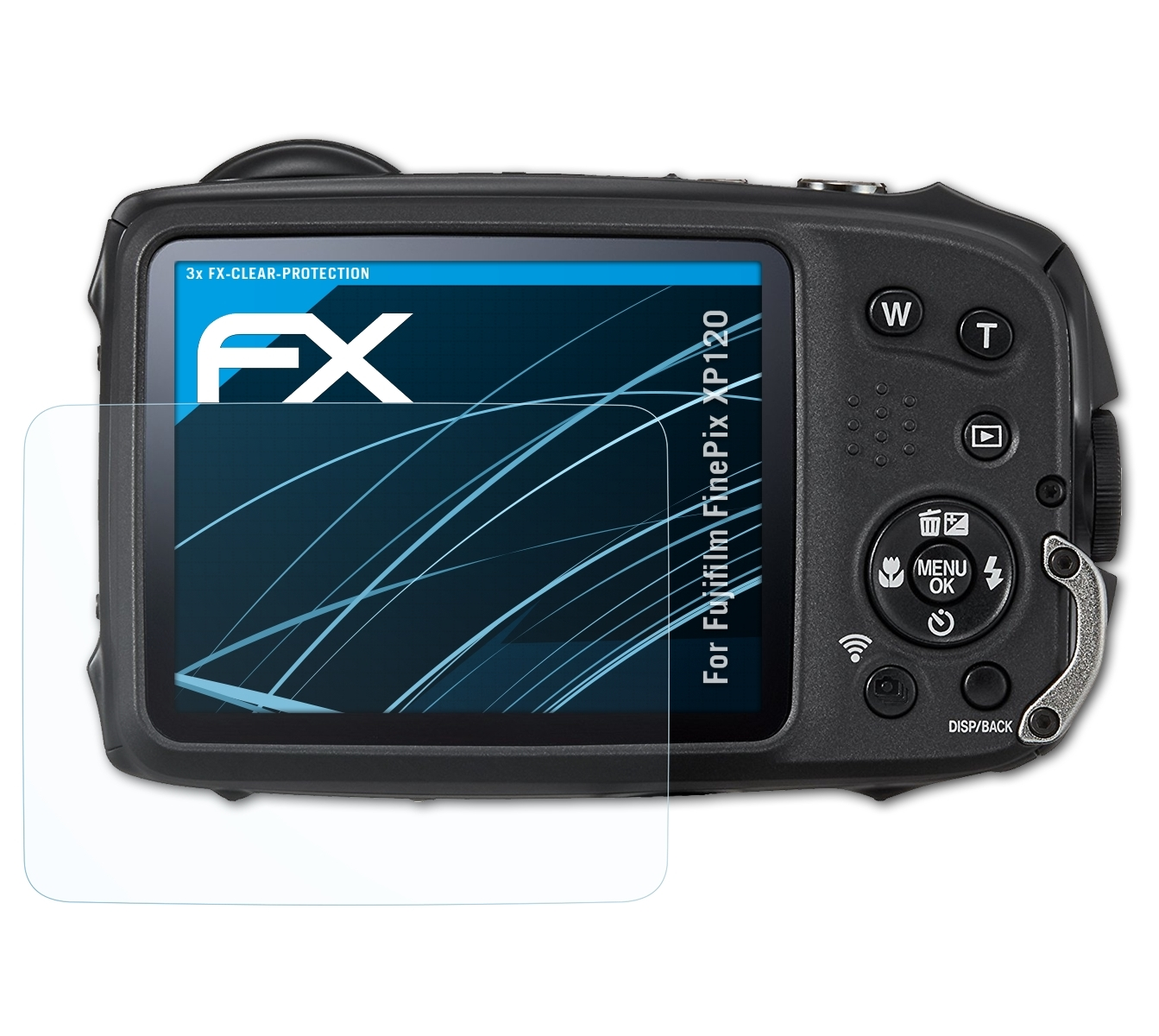 Fujifilm 3x FX-Clear ATFOLIX XP120) Displayschutz(für FinePix