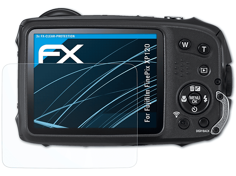 FX-Clear Displayschutz(für Fujifilm ATFOLIX XP120) FinePix 3x