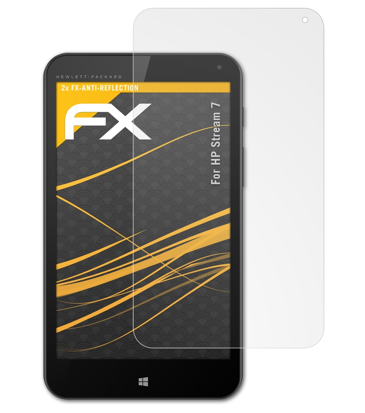 ATFOLIX 2x 7) HP FX-Antireflex Stream Displayschutz(für