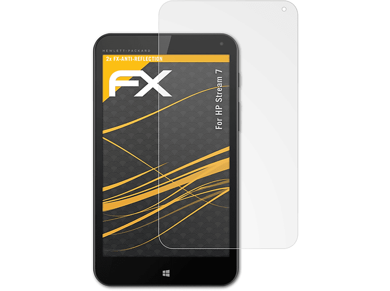 ATFOLIX FX-Antireflex HP 7) Displayschutz(für 2x Stream