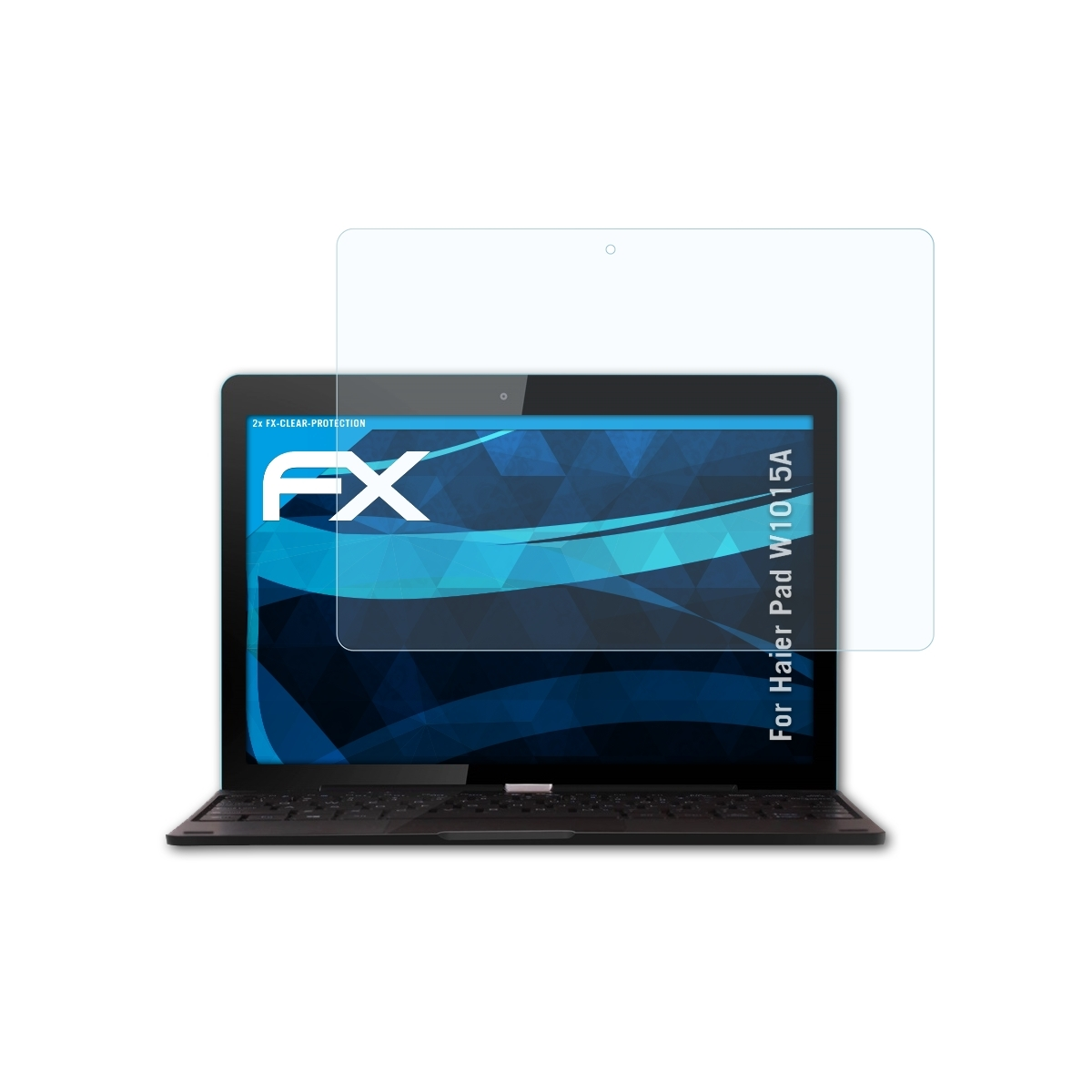 Pad W1015A) ATFOLIX 2x FX-Clear Haier Displayschutz(für