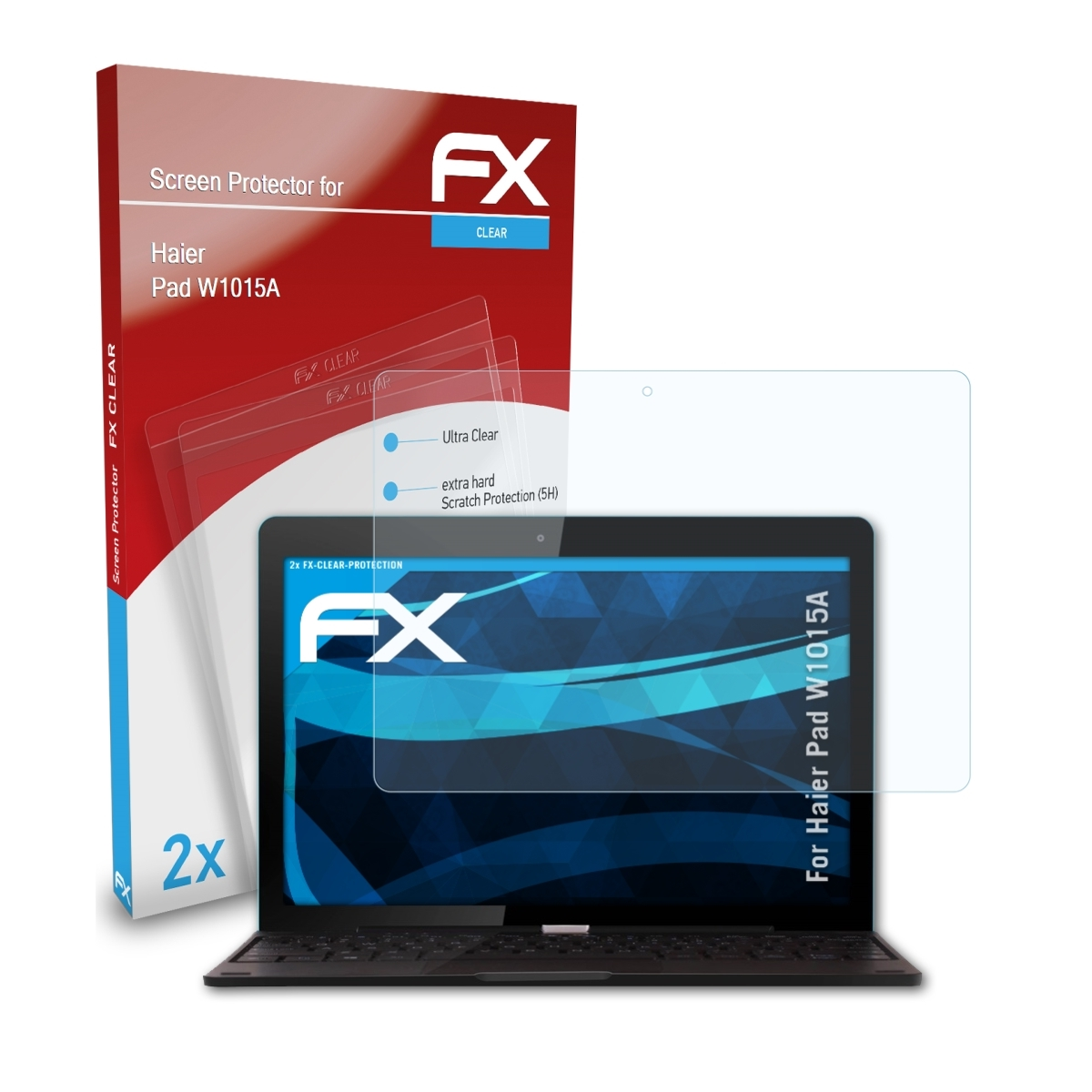 Haier ATFOLIX 2x FX-Clear Displayschutz(für W1015A) Pad