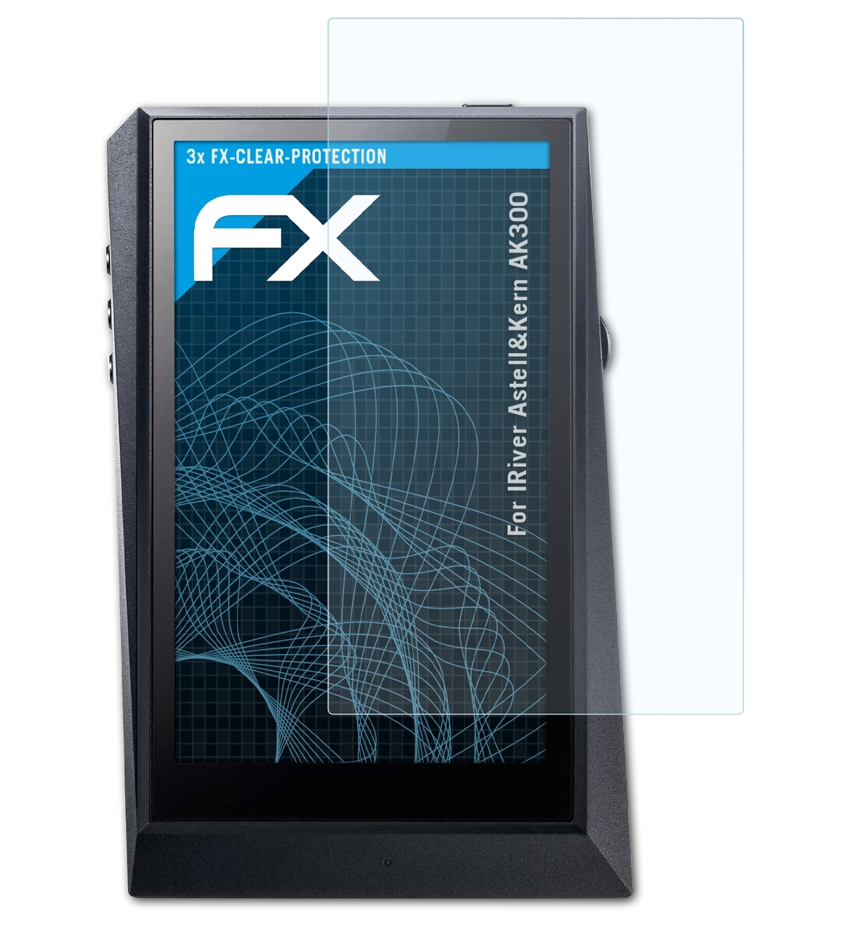 IRiver 3x Astell&Kern AK300) FX-Clear Displayschutz(für ATFOLIX