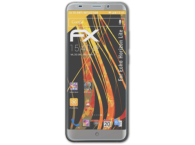 ATFOLIX 3x Horizon FX-Antireflex Displayschutz(für Echo Lite)