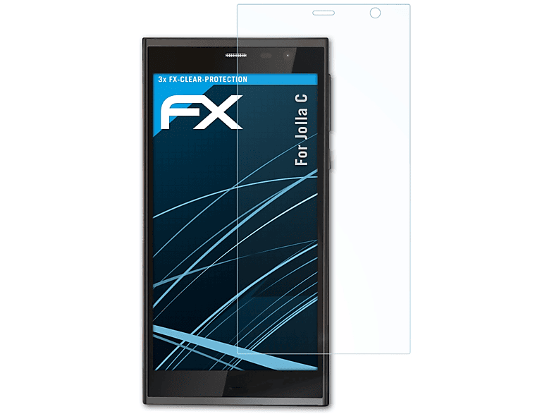 C) ATFOLIX FX-Clear 3x Displayschutz(für Jolla