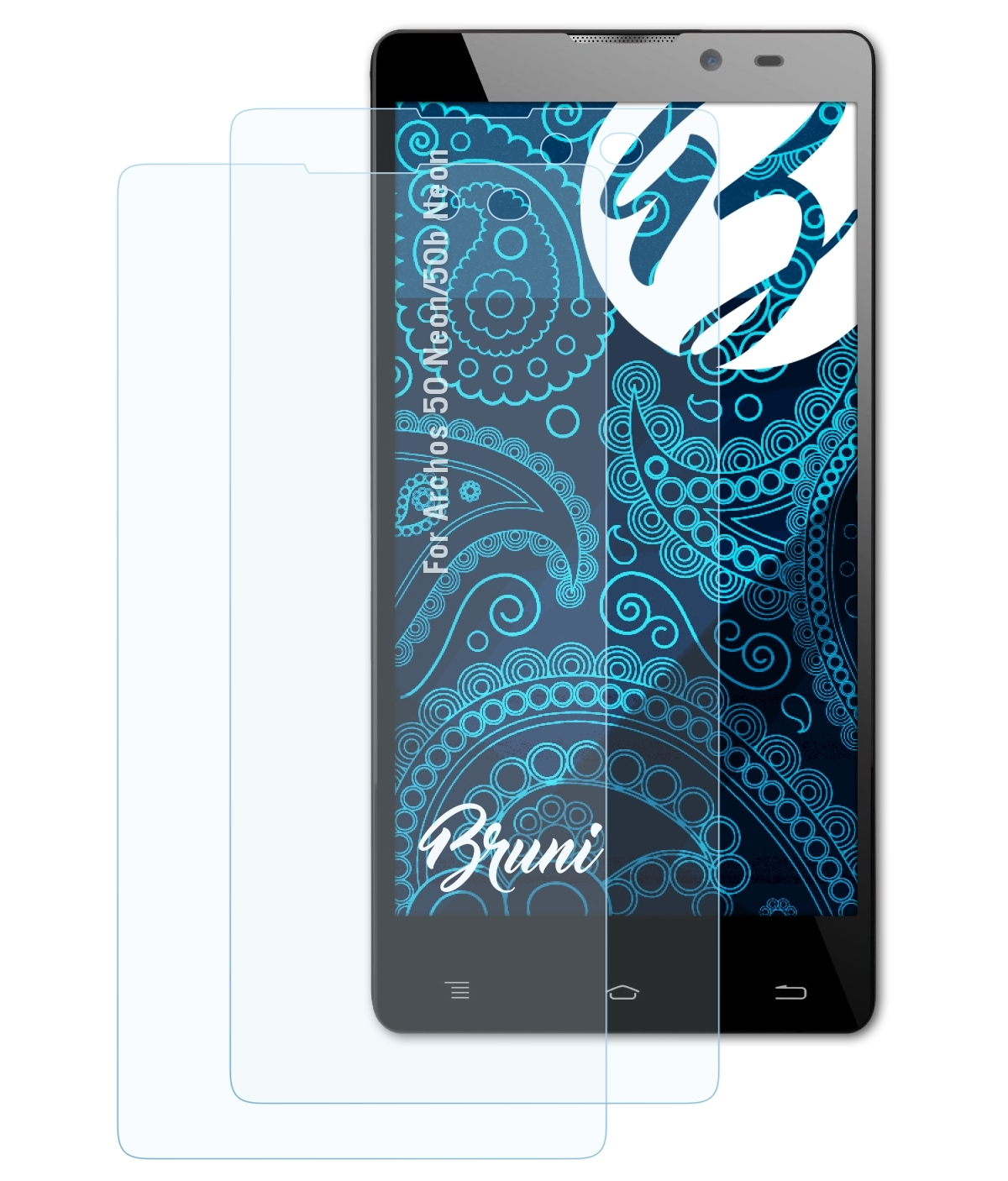 BRUNI 2x Basics-Clear Schutzfolie(für Neon) Neon/50b 50 Archos