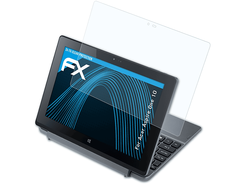 ATFOLIX 2x FX-Clear Displayschutz(für Acer Aspire One 10)