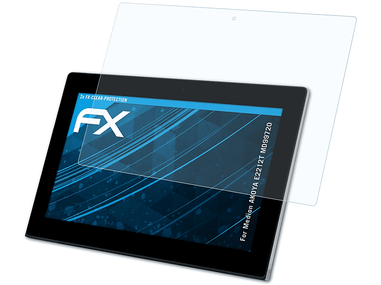 ATFOLIX 2x FX-Clear Displayschutz(für Medion AKOYA E2212T (MD99720))