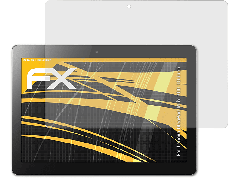 ATFOLIX 2x FX-Antireflex Displayschutz(für Lenovo IdeaPad Miix 300 (10-inch))