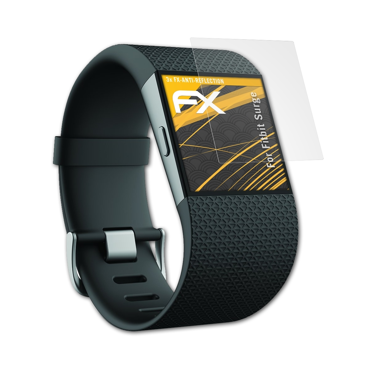 ATFOLIX 3x FX-Antireflex Displayschutz(für Surge) Fitbit