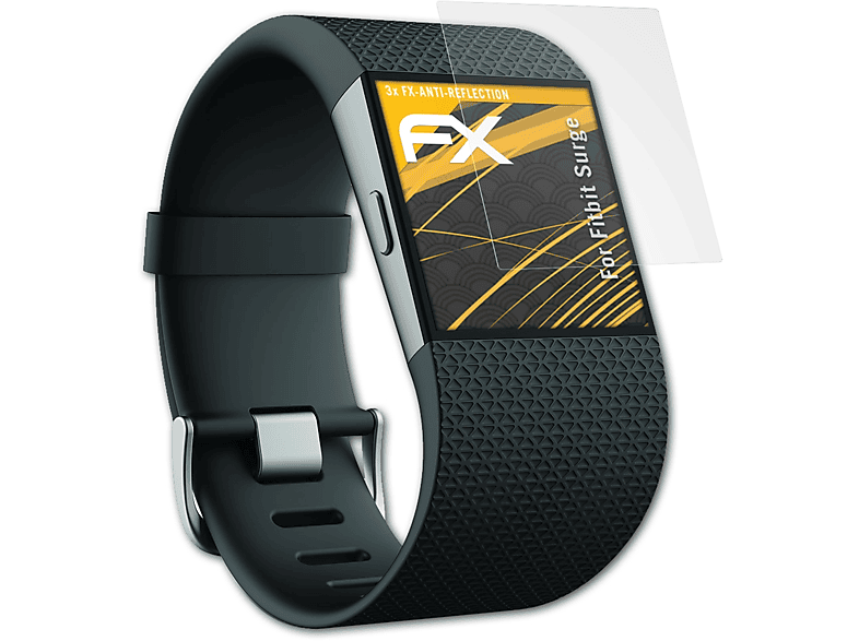 Displayschutz(für 3x Surge) ATFOLIX FX-Antireflex Fitbit