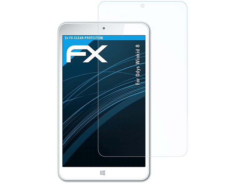 Odys ATFOLIX Winkid 8) FX-Clear Displayschutz(für 2x