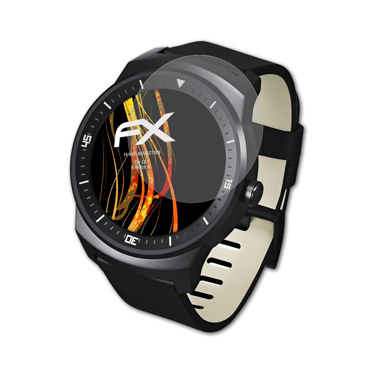 ATFOLIX 3x FX-Antireflex Displayschutz(für LG G Watch R)