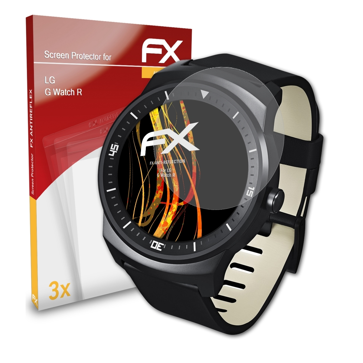 FX-Antireflex R) Displayschutz(für ATFOLIX Watch G LG 3x