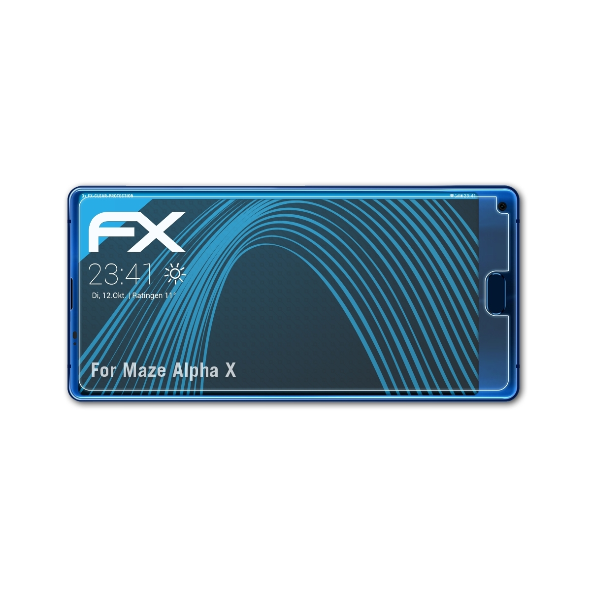 ATFOLIX Maze 3x Displayschutz(für FX-Clear X) Alpha