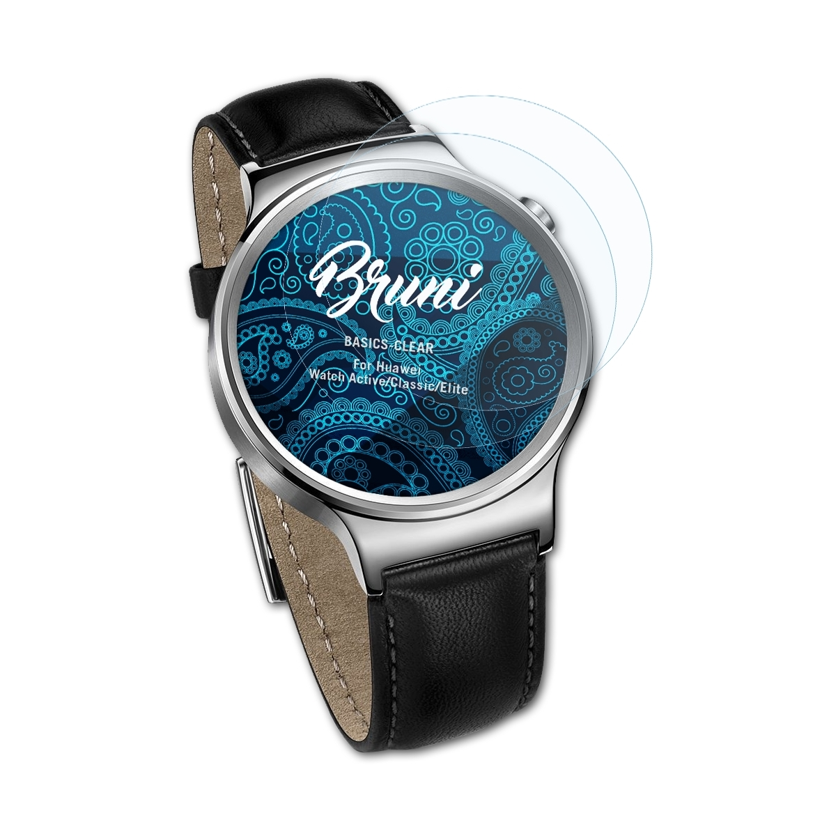 Huawei Watch 2x Basics-Clear Schutzfolie(für BRUNI Active/Classic/Elite)