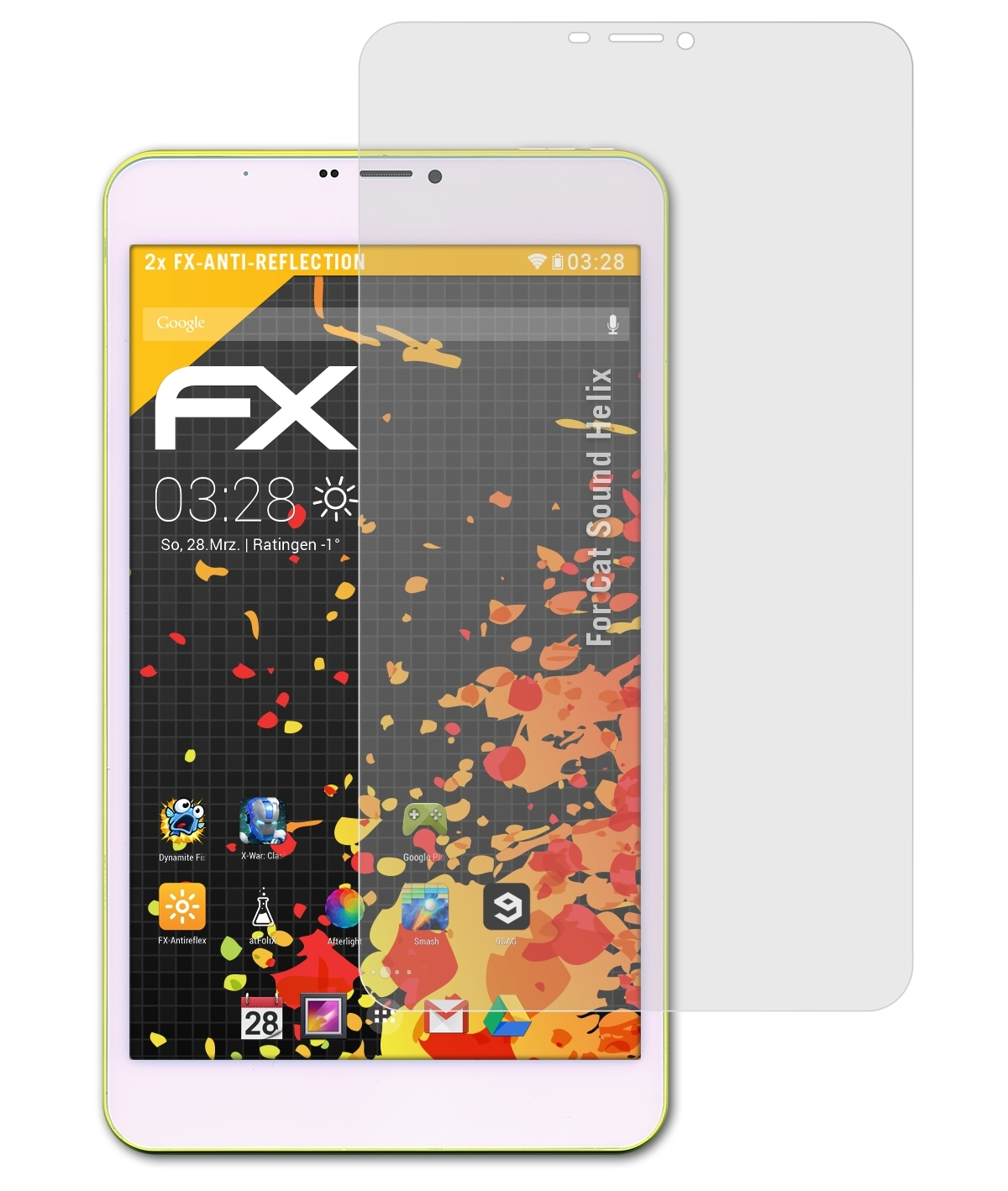 FX-Antireflex Displayschutz(für Sound Cat 2x Helix) ATFOLIX