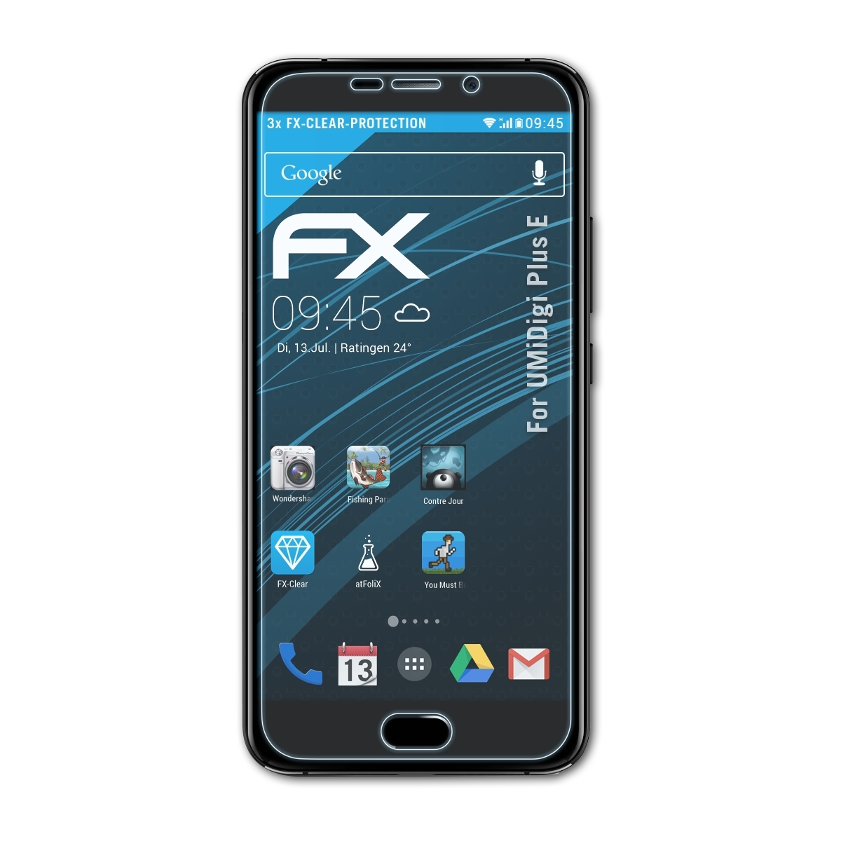 Plus 3x E) FX-Clear Displayschutz(für ATFOLIX UMiDigi