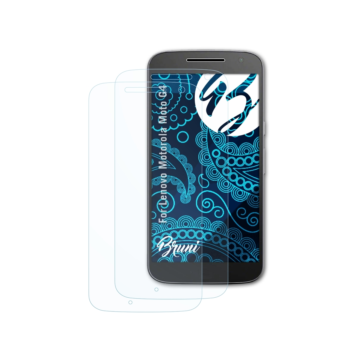 Motorola Moto Basics-Clear BRUNI 2x Schutzfolie(für Lenovo G4)