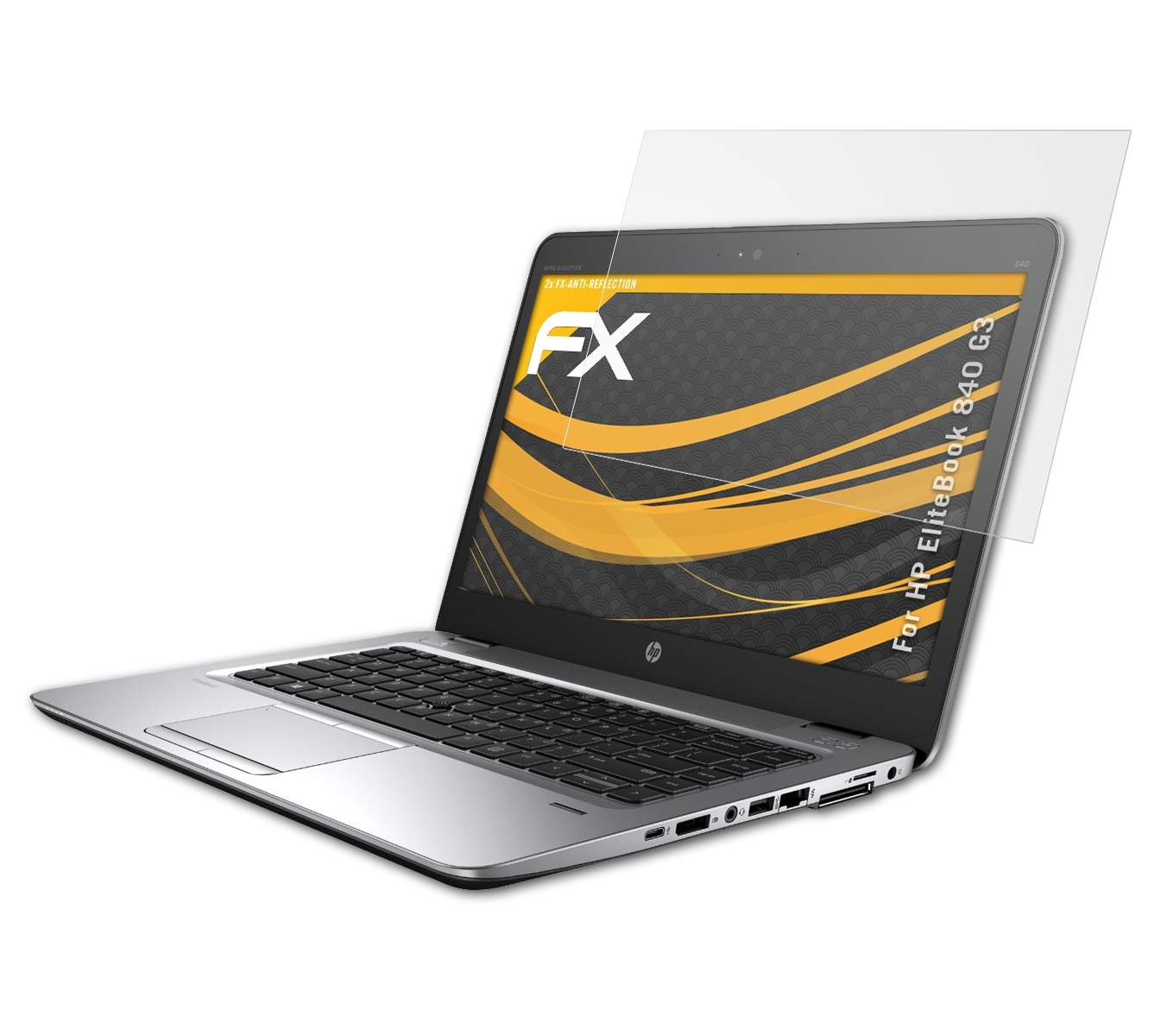EliteBook FX-Antireflex 840 G3) Displayschutz(für HP 2x ATFOLIX