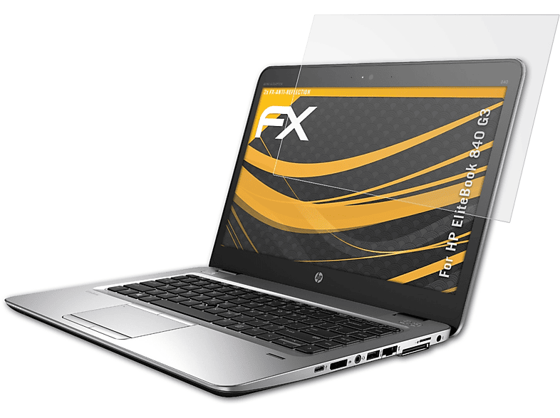ATFOLIX 2x FX-Antireflex Displayschutz(für HP EliteBook 840 G3)