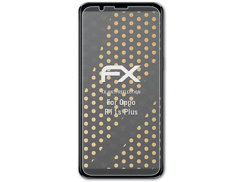 ATFOLIX 3x FX-Antireflex Displayschutz(für Oppo R11s Plus)