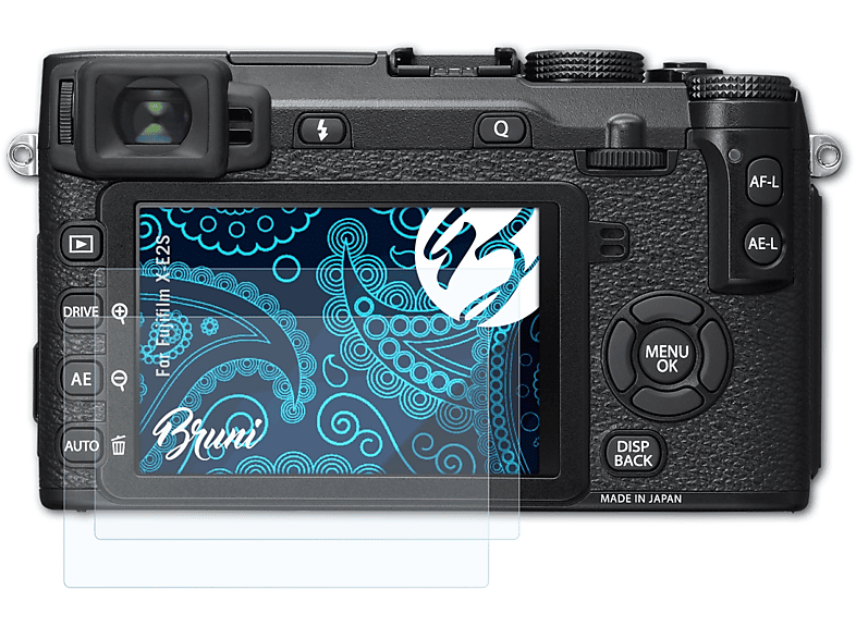 BRUNI 2x Basics-Clear Schutzfolie(für Fujifilm X-E2S)