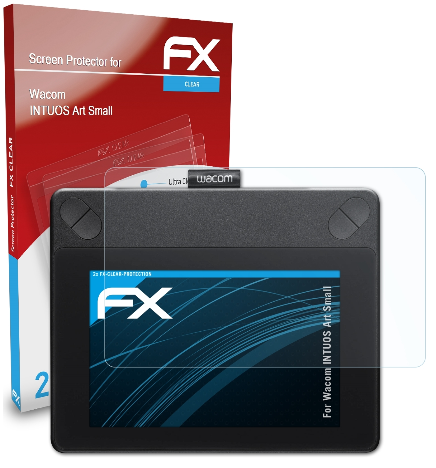 ATFOLIX 2x INTUOS Wacom Small) Displayschutz(für Art FX-Clear