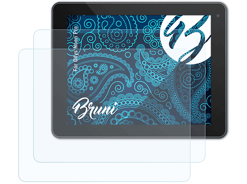 BRUNI 2x Basics-Clear Schutzfolie(für Odys Noon Pro)