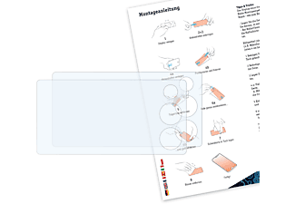 BRUNI 2x Basics-Clear Schutzfolie(für Philips AJB3552/12)