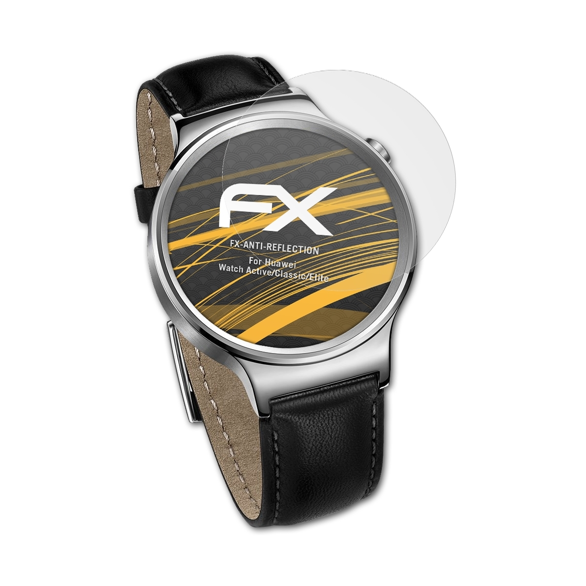 ATFOLIX 3x FX-Antireflex Displayschutz(für Huawei Active/Classic/Elite) Watch