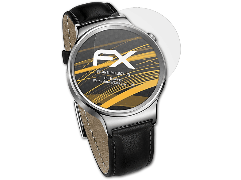 ATFOLIX 3x FX-Antireflex Displayschutz(für Huawei Watch Active/Classic/Elite)
