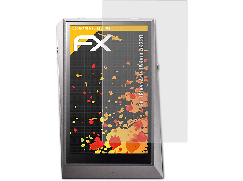 ATFOLIX 3x FX-Antireflex Displayschutz(für IRiver Astell&Kern AK320)