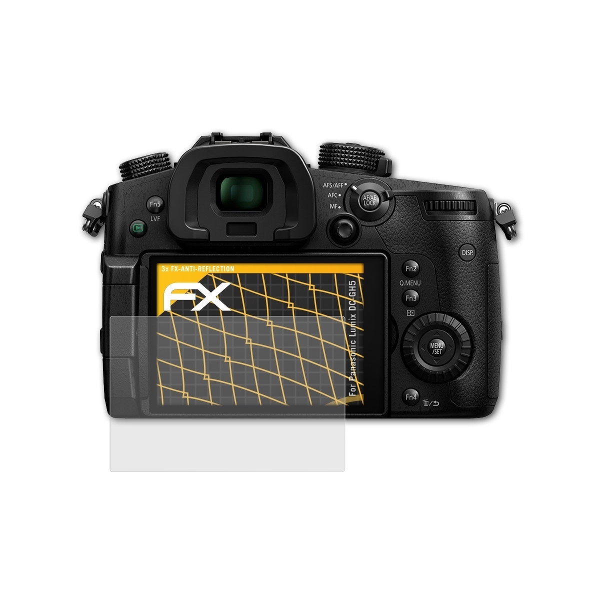 ATFOLIX FX-Antireflex 3x Displayschutz(für Lumix DC-GH5) Panasonic