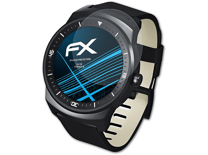 ATFOLIX 3x FX-Clear Displayschutz(für LG G Watch R)
