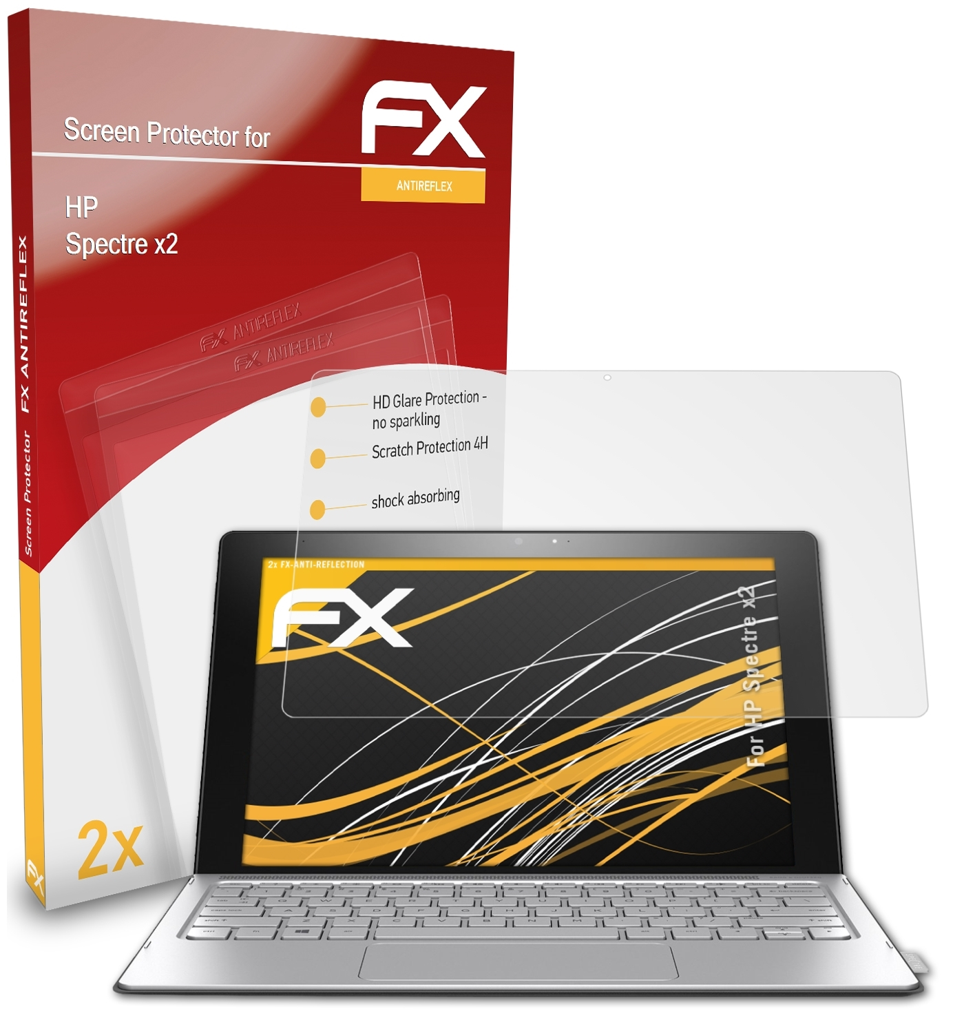 HP FX-Antireflex ATFOLIX x2) Displayschutz(für 2x Spectre