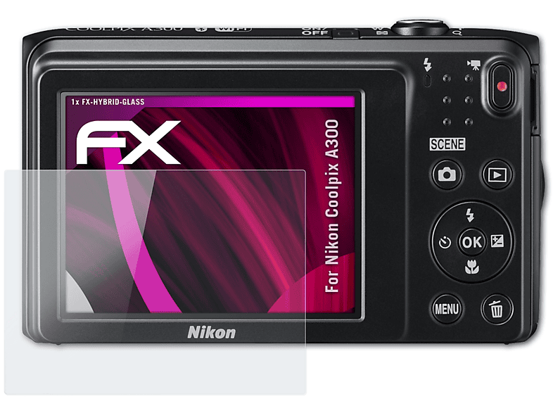 Nikon Schutzglas(für ATFOLIX FX-Hybrid-Glass A300) Coolpix