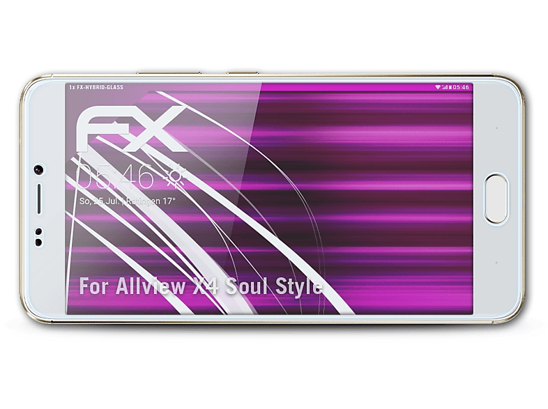 Soul ATFOLIX FX-Hybrid-Glass Allview Schutzglas(für Style) X4